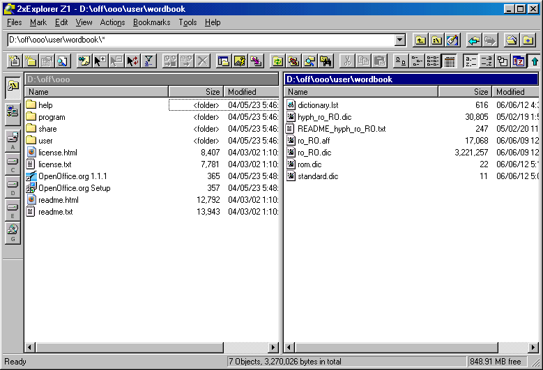 Win98 wordbook directory